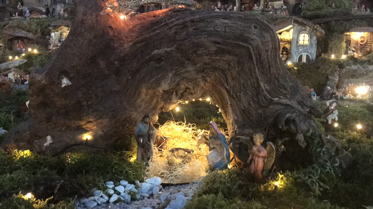 Il presepe della chiesa Stella Maris